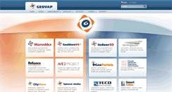 Desktop Screenshot of geovap.cz
